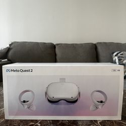 OCULUS META QUEST 2 128GB VR HEADSET W/ EVERYTHING