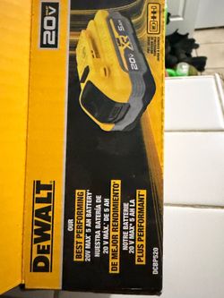DeWalt battery 20v