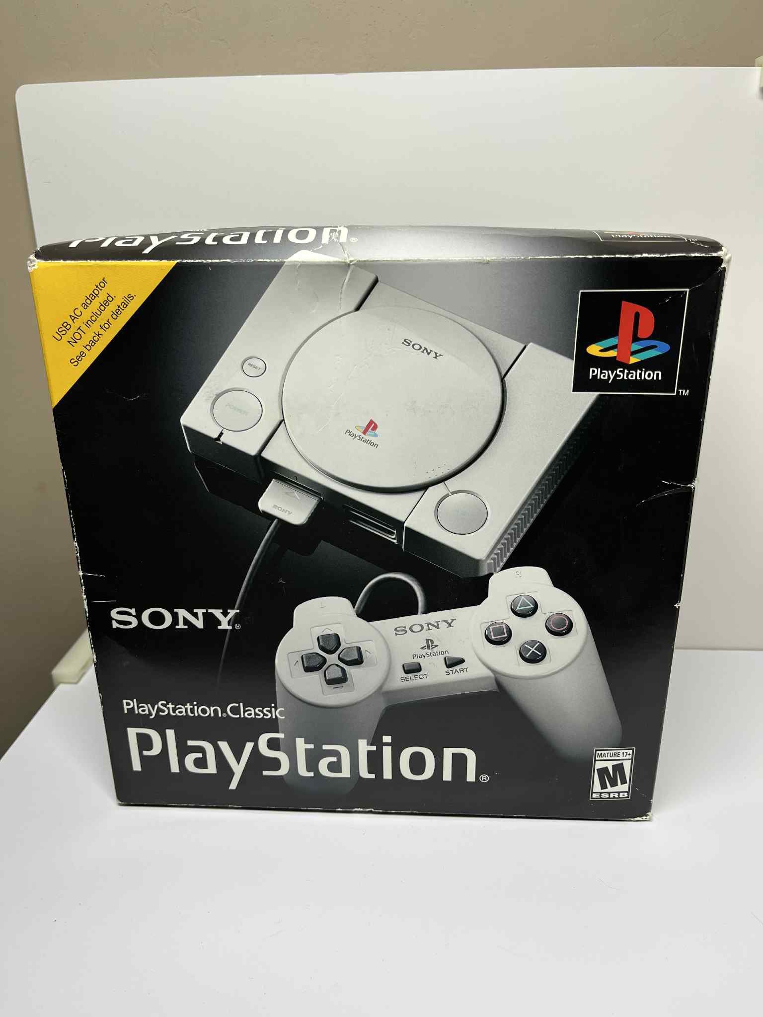 Sony PlayStation Classic SCPH-1000R 20 Classic Games Preloaded Video Games