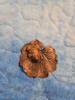 Joseph Of Hollywood Signed Figural "Frog On Lilly Pad: