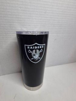 Las Vegas Raiders 20oz stainless steel travel tumbler