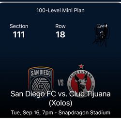 SDFC vs Xolos Game 