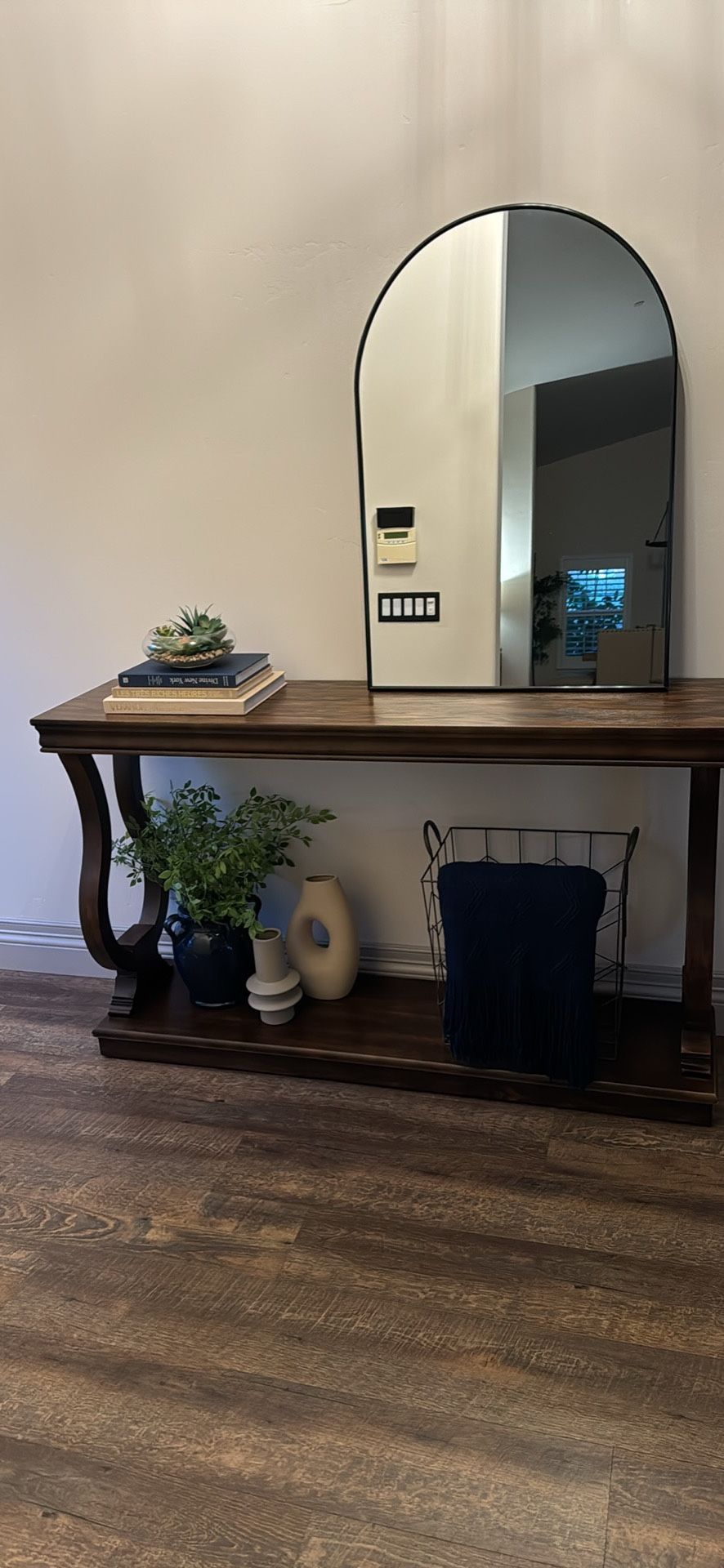 Brown Entryway Table
