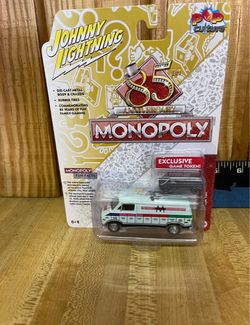 Johnny Lightning Monopoly 85th Anniversary Die-Cast Van