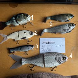 Swimbaits And Bait Tackle Lot