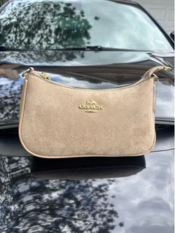 Light tan Coach shoulder bag