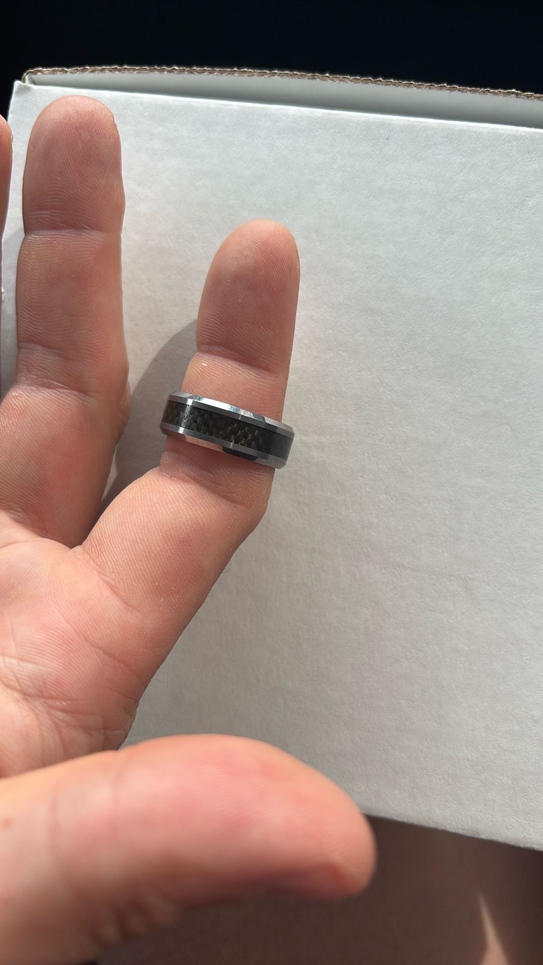 Tungsten Carbide men’s Ring Size 10