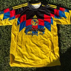 Soccer America america 🦅🦅las home and away local visitante aguilas New Jersey  2025-  2026 fan version  player version small to 4xl tricampeon futbo