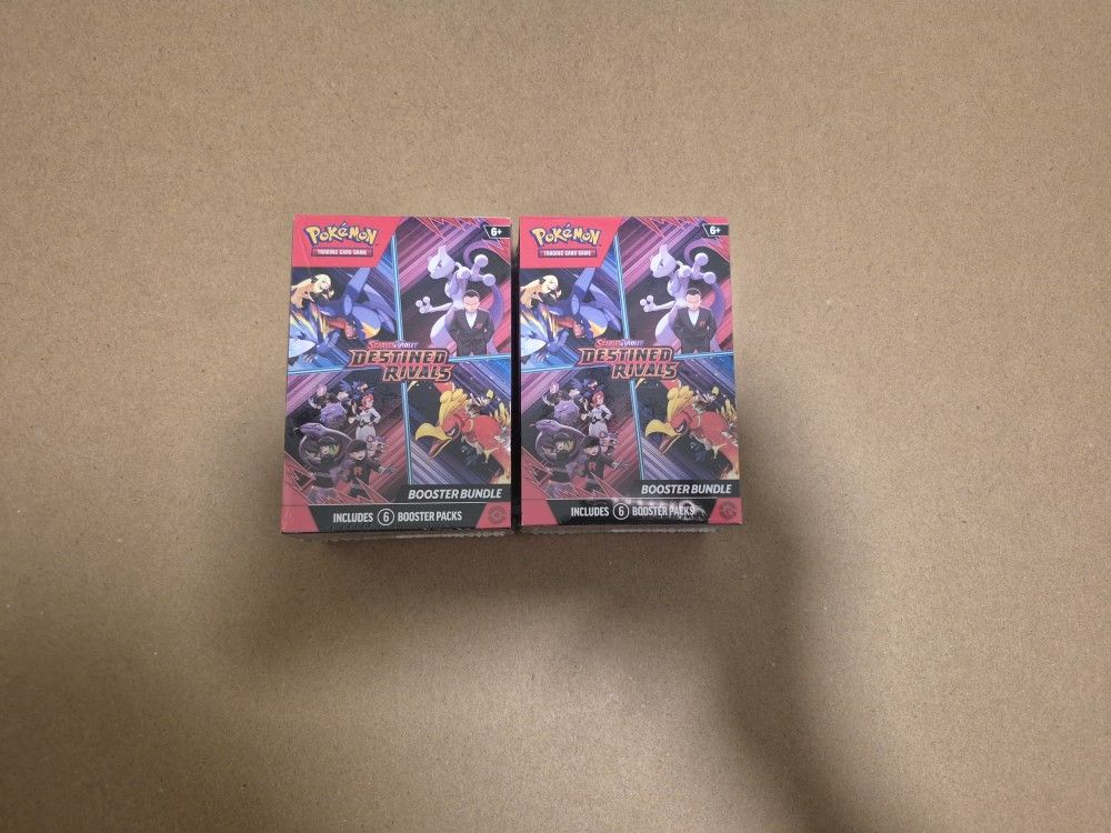 Pokemon Destined Rivals Booster Bundle ×2