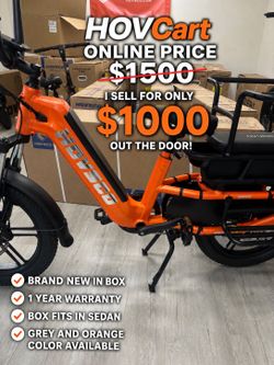 HOVCart family ebike - Ebike for family - cargo electric bike