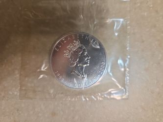 2000 Canada Maple Leaf With fireworks Privy 1 oz 999.9 Silver Coin . Sealed