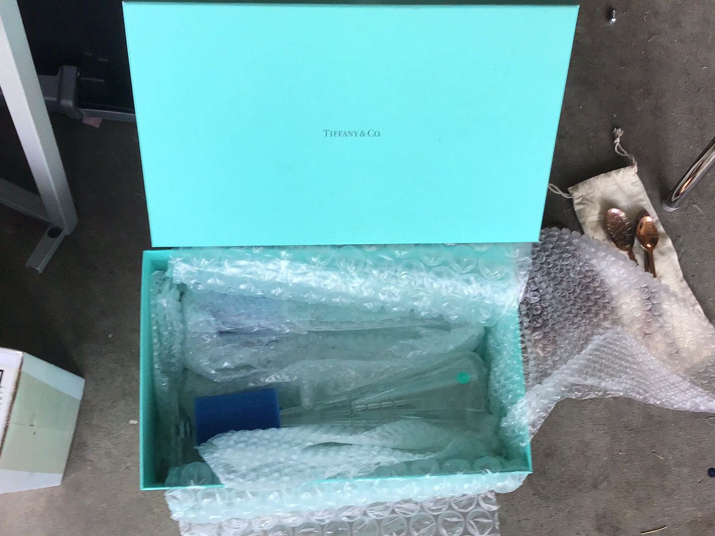 New Tiffany & Co. Champagne Flutes