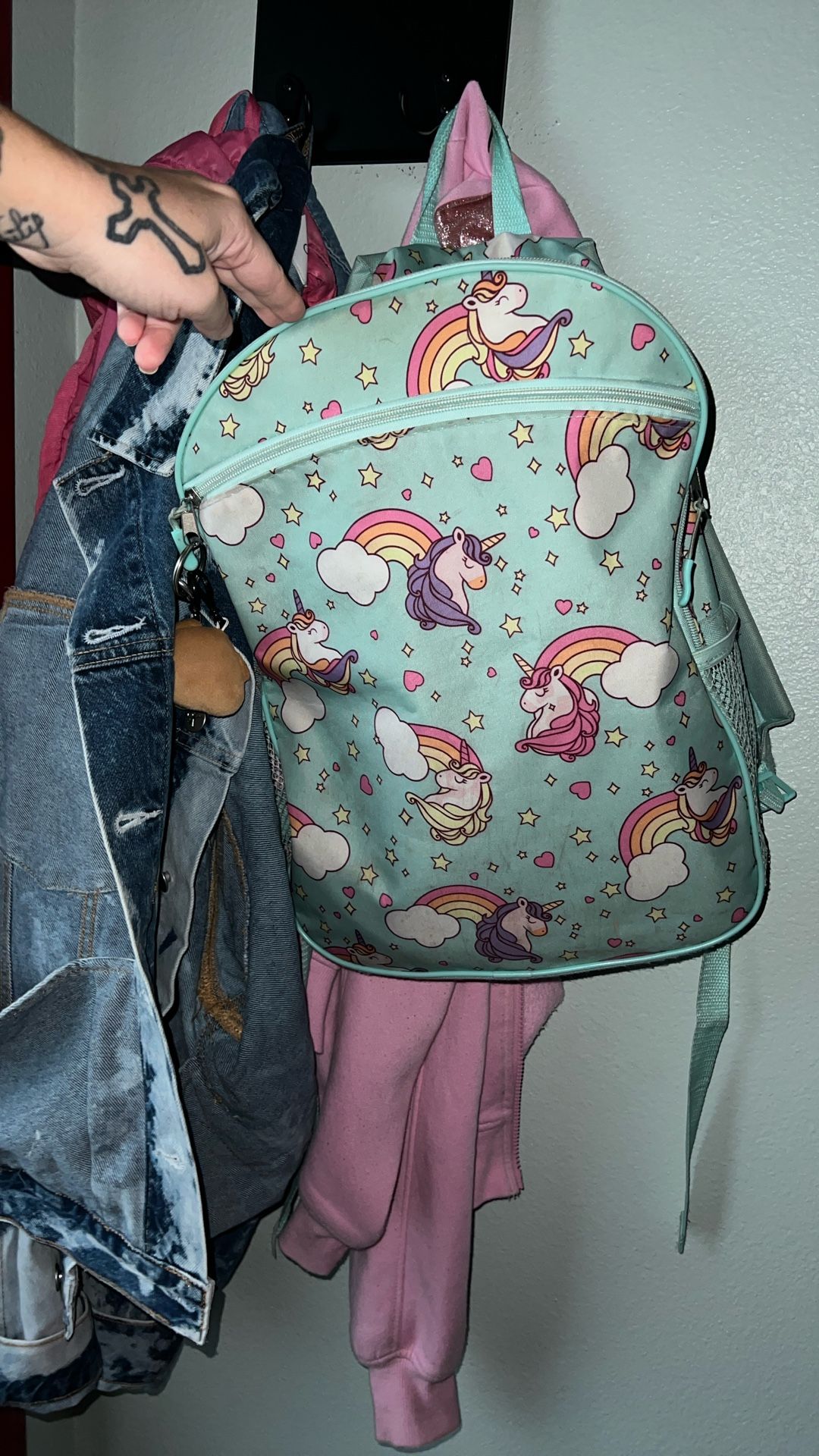 used Unicorn Backpack $5