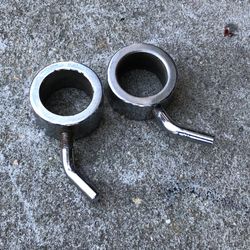 2 Chrome Olympic Bar Collars