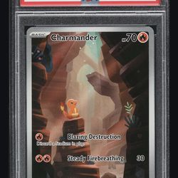 2023 Pokemon Scarlet & Violet 151 IR Charmander #168 PSA 10 GEM MINT