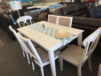 6 dining chairs with free table