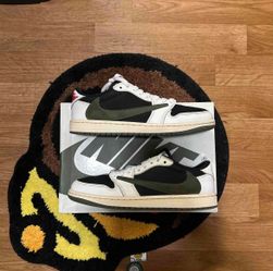 Jordan 1 Travis Scott olives