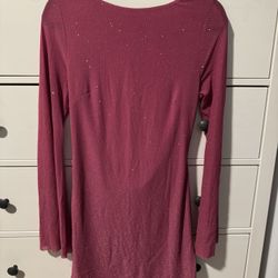 New Dress Vestido Hot Pink Espalda Abierta Nuevo 