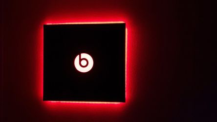 Beats Board With Red Back Lighting.