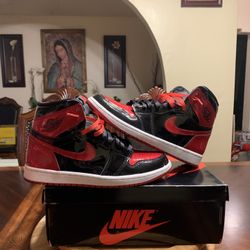 Air Jordan 1 Patent Breds Size 8