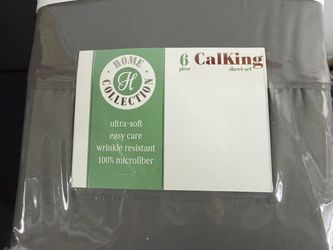 Home Collection 6-Piece Cal King Sheet Set