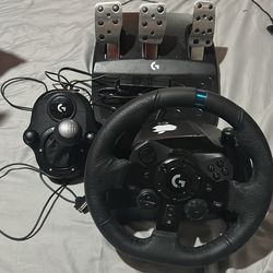 Logitech steering wheel set up