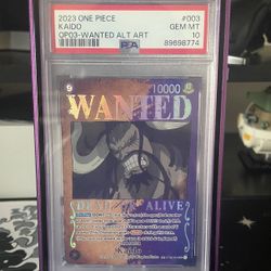 Kaido #003 Pillars of Strength Wanted PSA 10