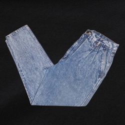 Vintage Denim Bill Blass Acid Wash Mom Jeans Women's 16