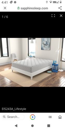 Sapphire Sleep 14- Inch Hybrid Mattress Cal King Brand New