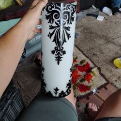 Cameo Glass Black And White