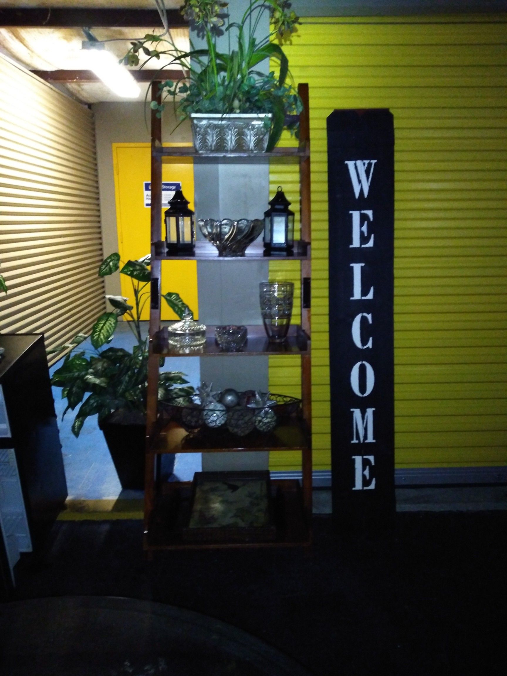 ladder style shelf