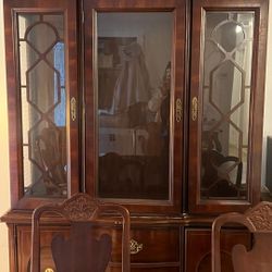 Beautiful China Cabinet and Dining Table