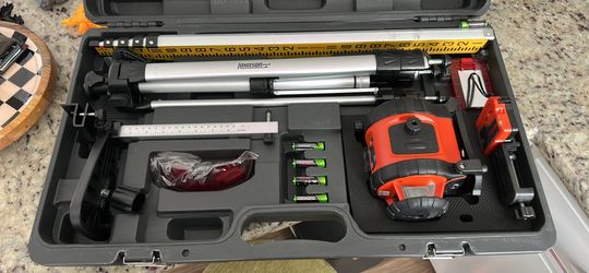 Johnson self-leveling rotary laser level system