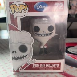The Nightmare Before Christmas Santa Jack Skellington Funko Pop