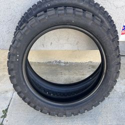 Brand new never used MX Enduro tires twin duo front 90 x 90 x 21 rear tire 1 40 x 80 18
