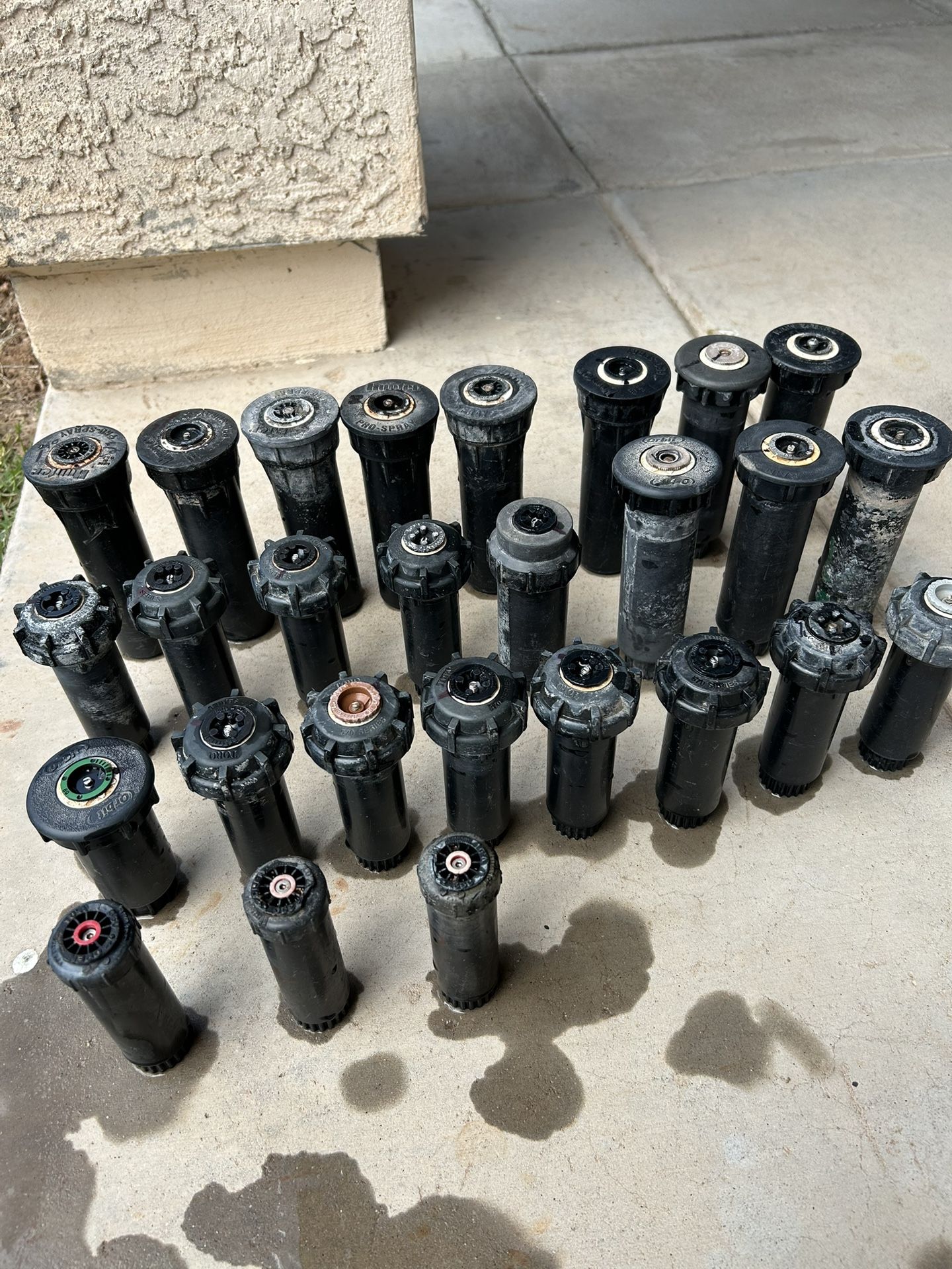 Various Orbit & Hunter Sprinkler Heads