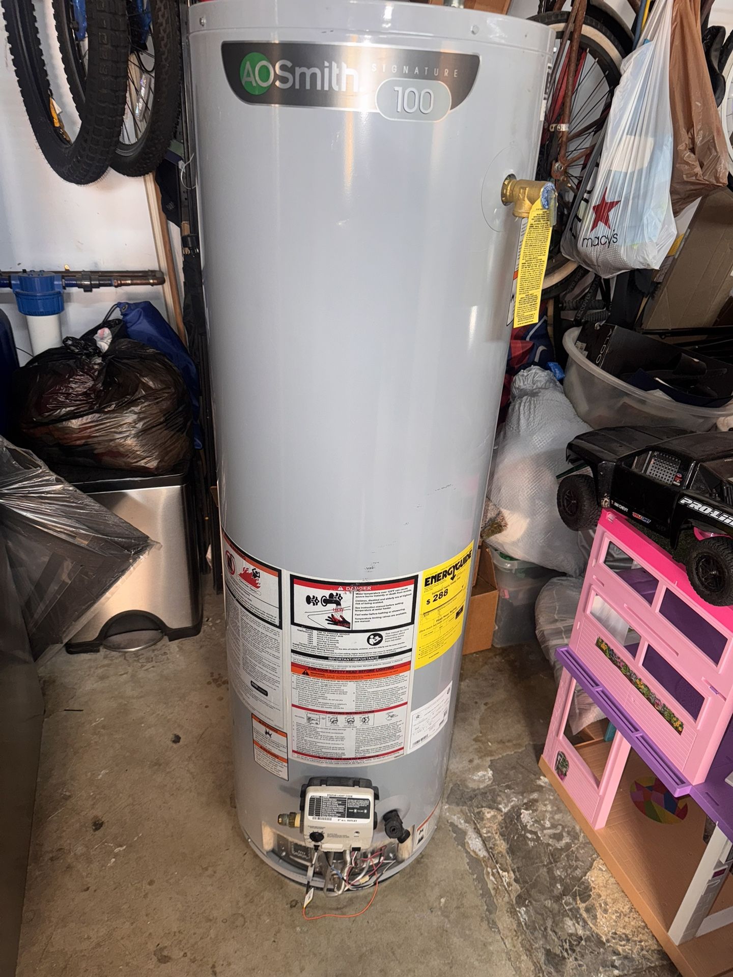 A.O. Smith 40 Gallon Natural Gas Water Heater