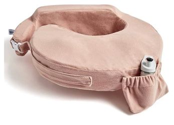 My Brest Friend Nursing Pillow - Deluxe - Soft Rose Enhanced Ergonomic Design for Ultimate Breastfeeding Support for Mom & Baby - Adjustable Backrest 