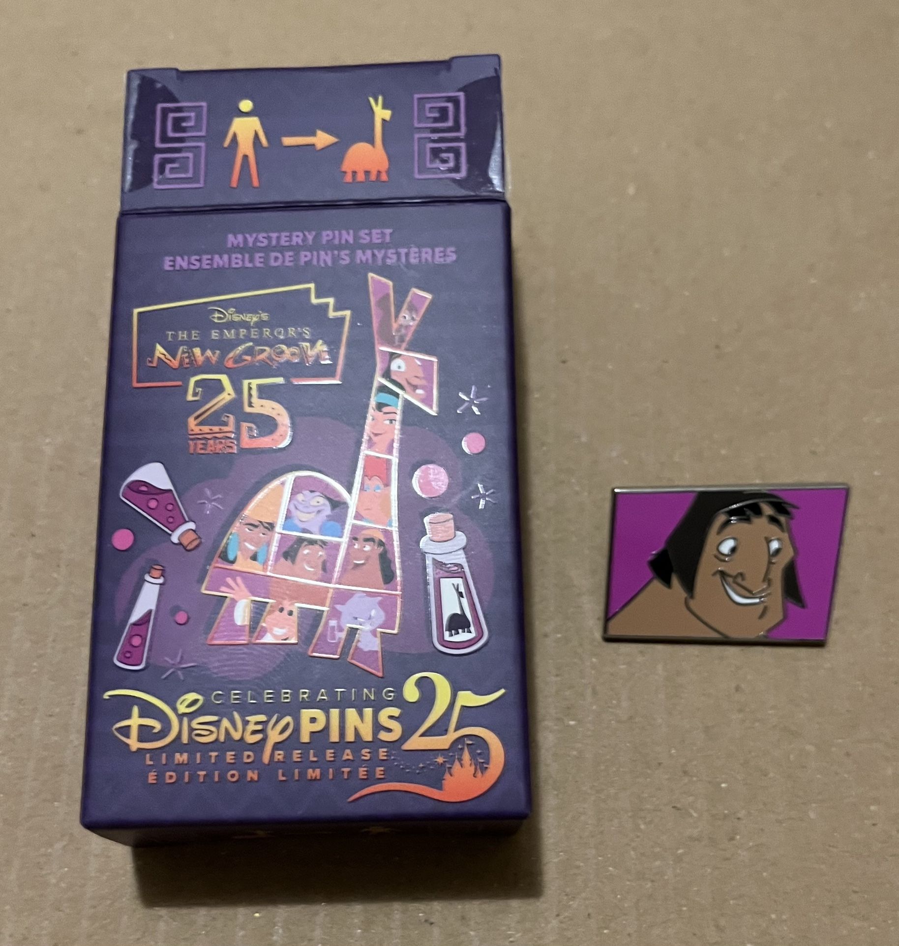 Disney Emperor's New Groove Limited Release Puzzle Mystery Pin Set Pacha Pin