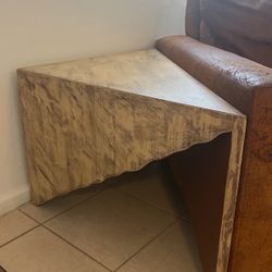Wood Corner Table 