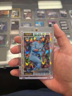 Topps 2026 Chrome Jac Caglianone Ray Wave Rookie RC #131 Kansas City Royals