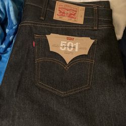 Dark Blue Levi’s 501s