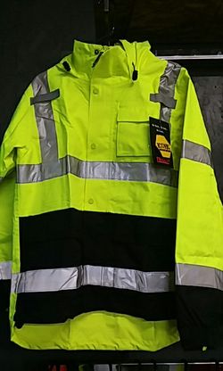 Class 3 Breathable, Waterproof, High Visibility Jacket