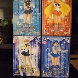 Banpresto Sailor Moon Girls Memory Figure Series Sailor Venus Neptune Uranis Mercury Figure