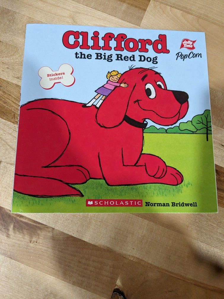 Scholastic Clifford The Big Red Dog Book With Stickers 