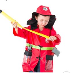 NEW Firefighters Costume iPlay iLearnAges 3-14 Costume