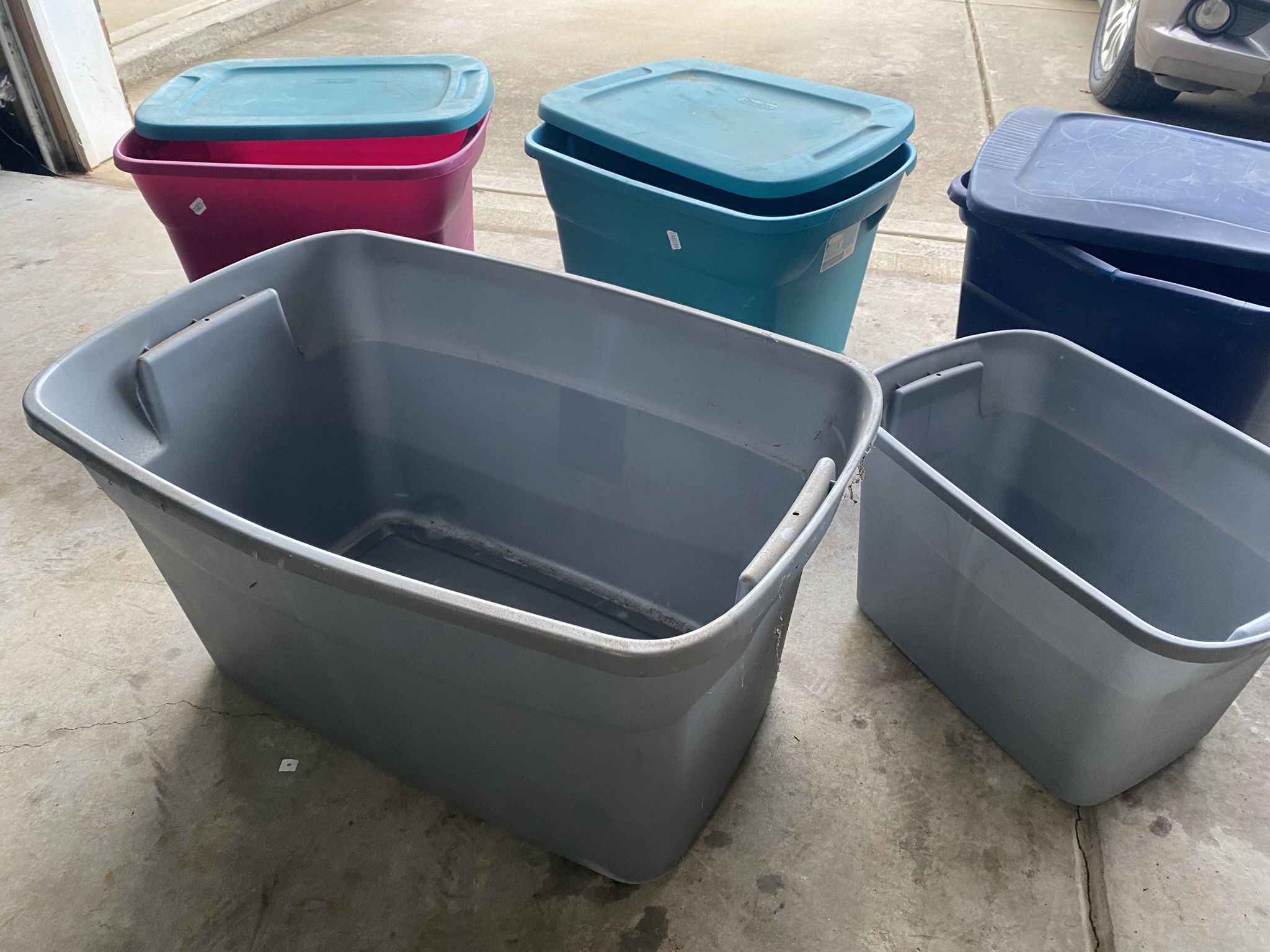 Plastic Storage Bins