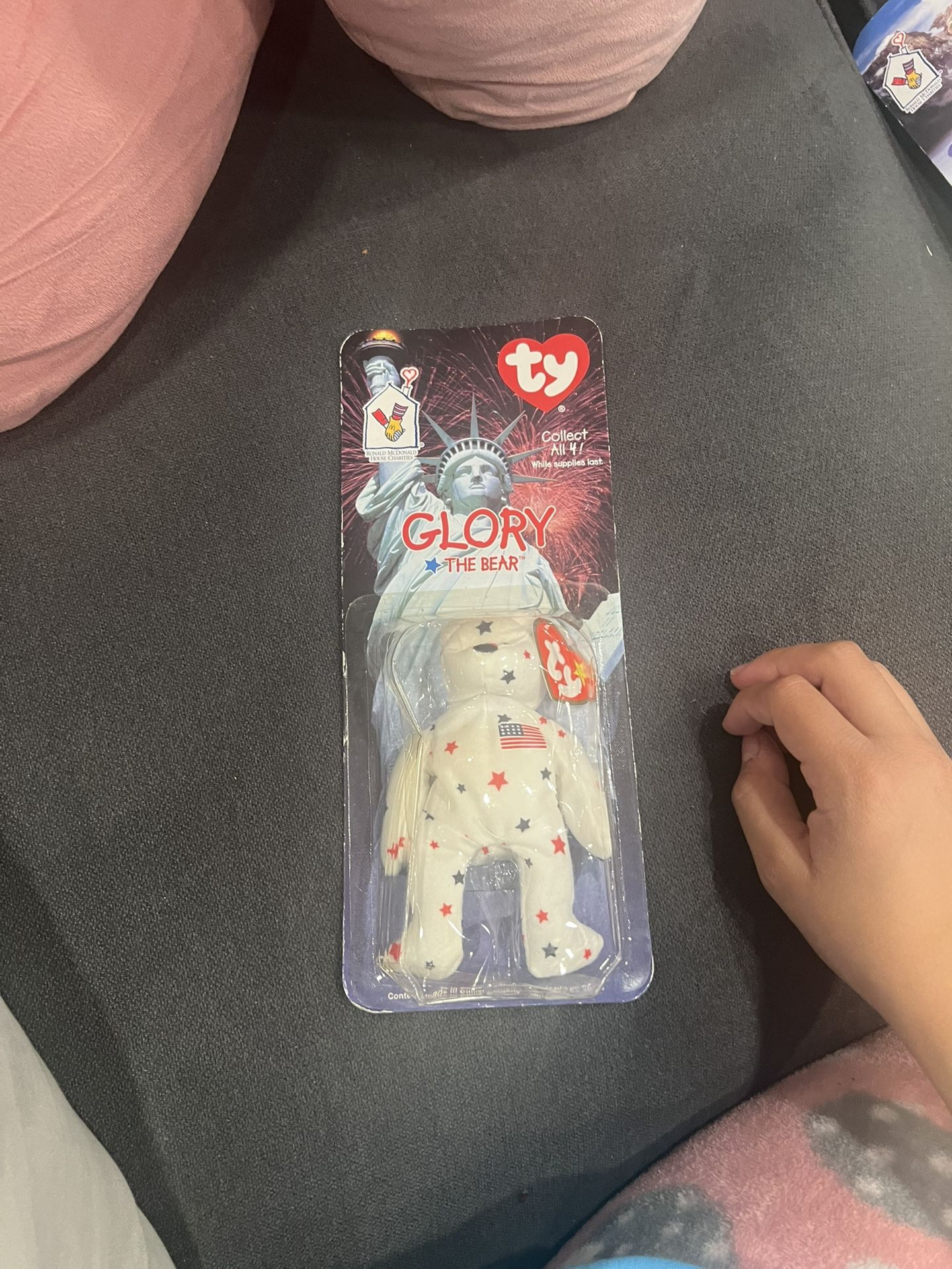 Ty Beanie Baby Glory The Bear McDonald’s Collectibles