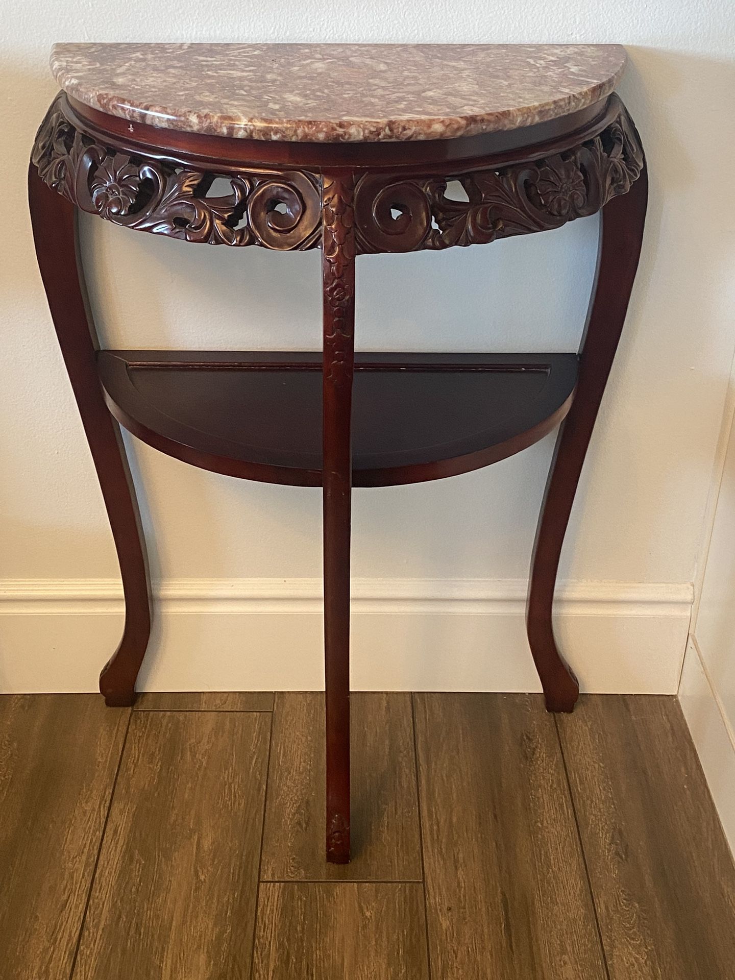 Side Or End Table With Stone Top