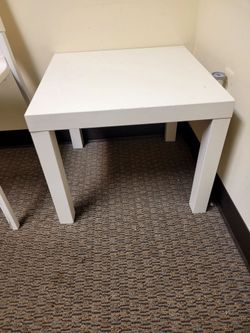White Ikea Side Table 2 available